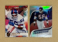 Lawrence Taylor Franchise Favorites Gridiron Kings Football Card Lot Of 2