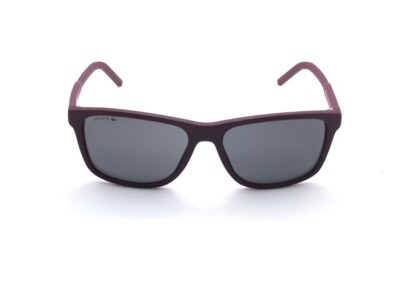 LACOSTE L931S (604) Unisex Sonnenbrille, rechteckig granatfarben