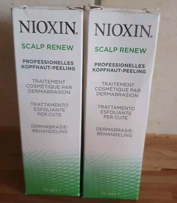  2 x NIOXIN Scalp Renew  Professionelles Kopfhaut-PeelingDermabrasion Treatment 