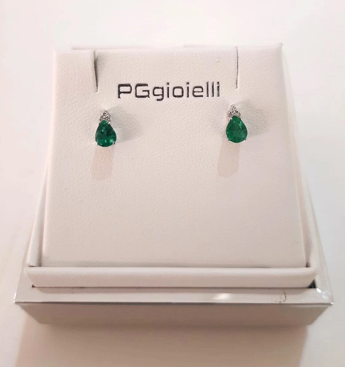✨ Boucles D'oreilles Smeralda En Argent Tibétain - Vert - Émeraude - Neuf Sans Emballage