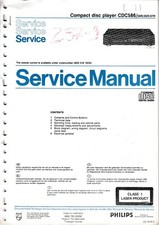 Service manual for Philips CDC 586
