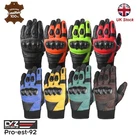 Leather Motorbike Gloves Motorcycle Thermal  Gloves summer Biker Gloves 8 colors