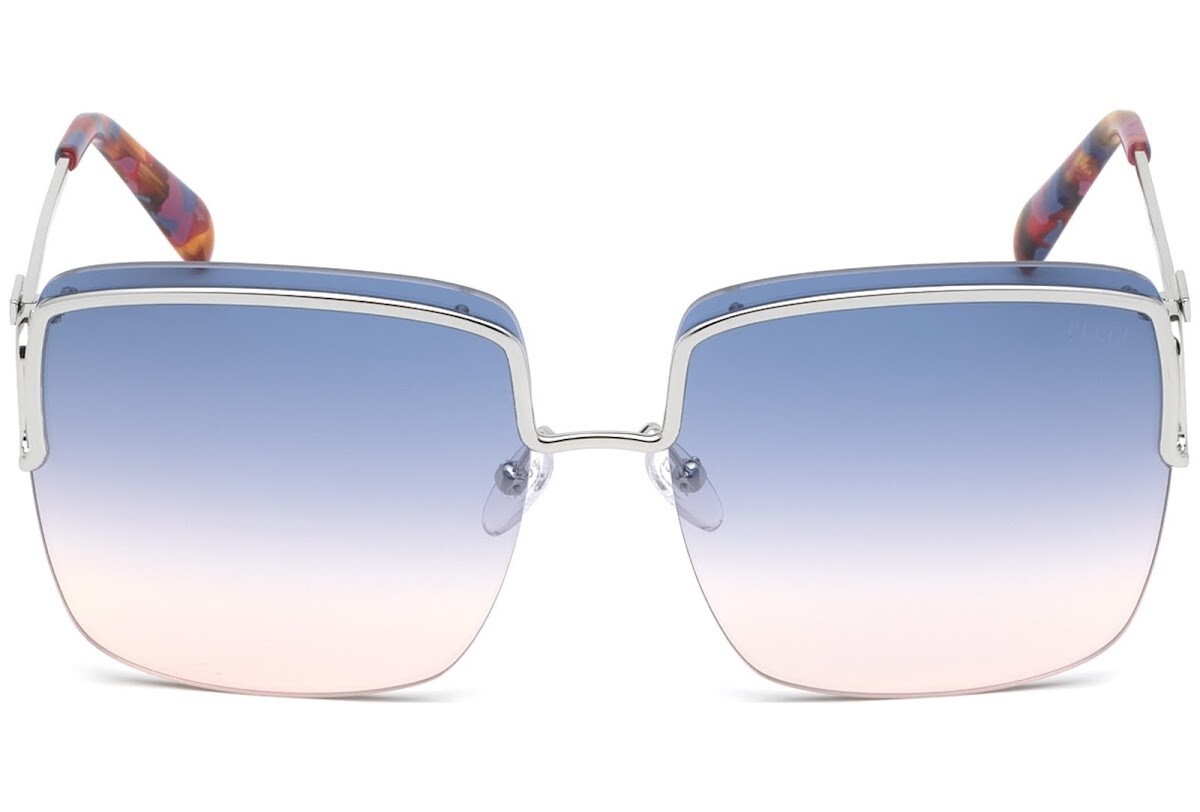 Emilio Pucci EP116 16W Silver Floral Rimless Metal Sunglasses Frame 62-16-135