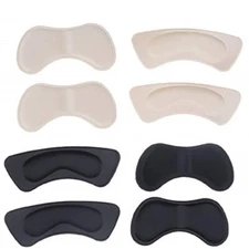 4 Pairs Heel Grips – Anti-Slip Cushion Pads for Loose Shoes & Blister Protection