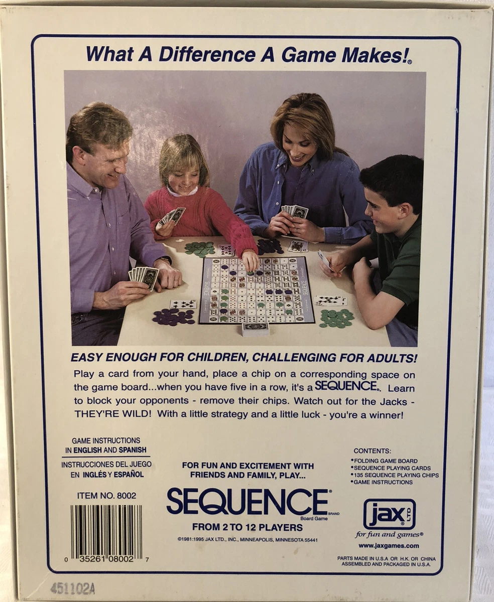 Sequence board - The Board Game Family