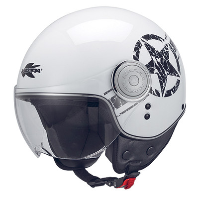 CASCO HELMET DEMI-JET KV8 U-STAR BLACK KAPPA TG M
