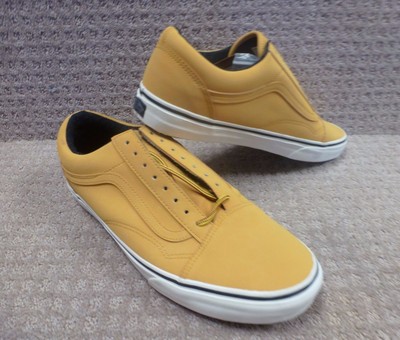 yellow leather vans