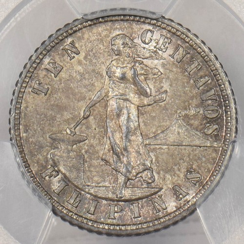Philippines 1903 10 Centavos silver PCGS Proof 64 PC1486 combine shipping - Picture 2 of 5