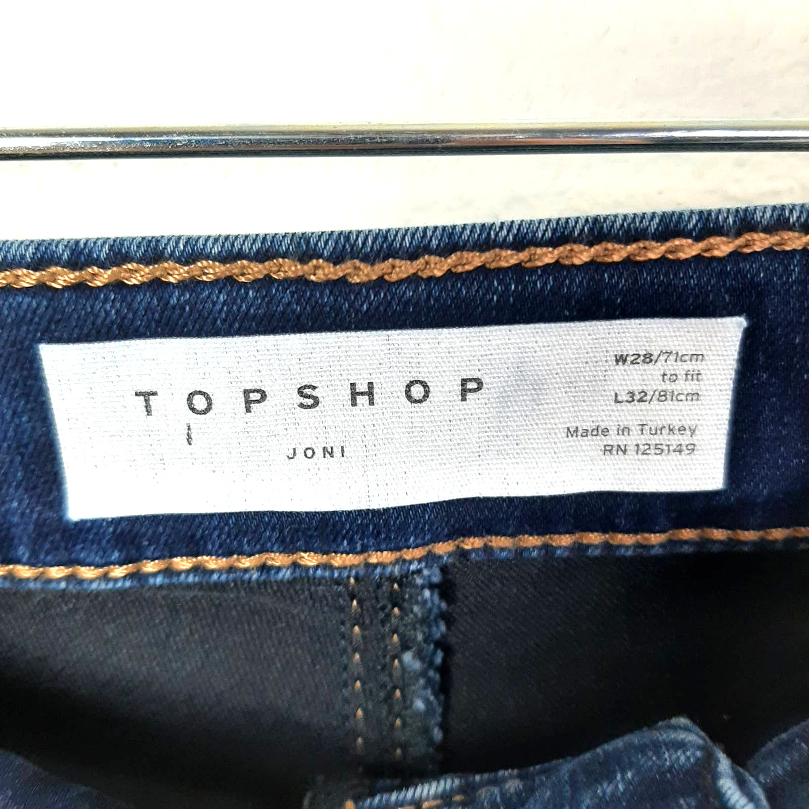 Topshop Joni Super High Waist Skinny Jean's In In… - image 7