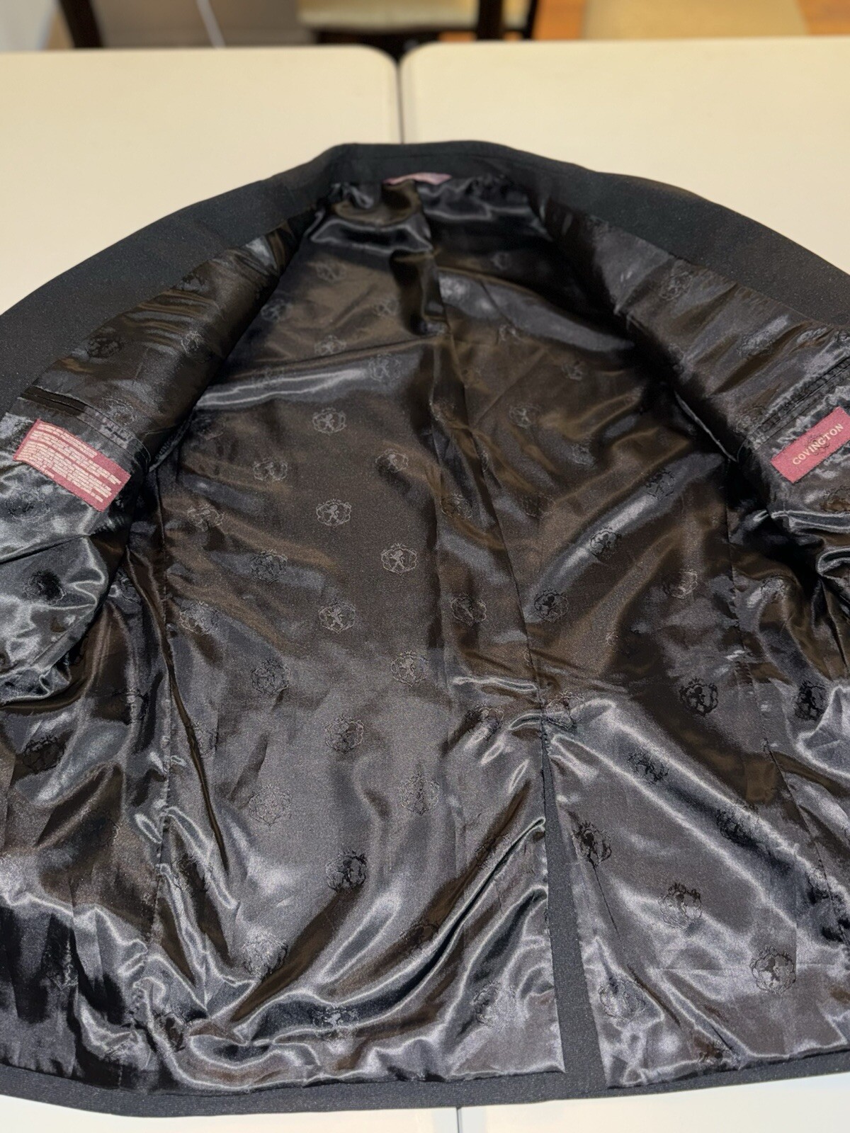 Covington Men’s Casual Polyester Solid Black Blaz… - image 8