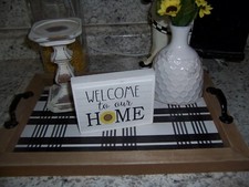 Welcome to our Home sunflower sign Farmhouse Style Summer Kitchen Home decor