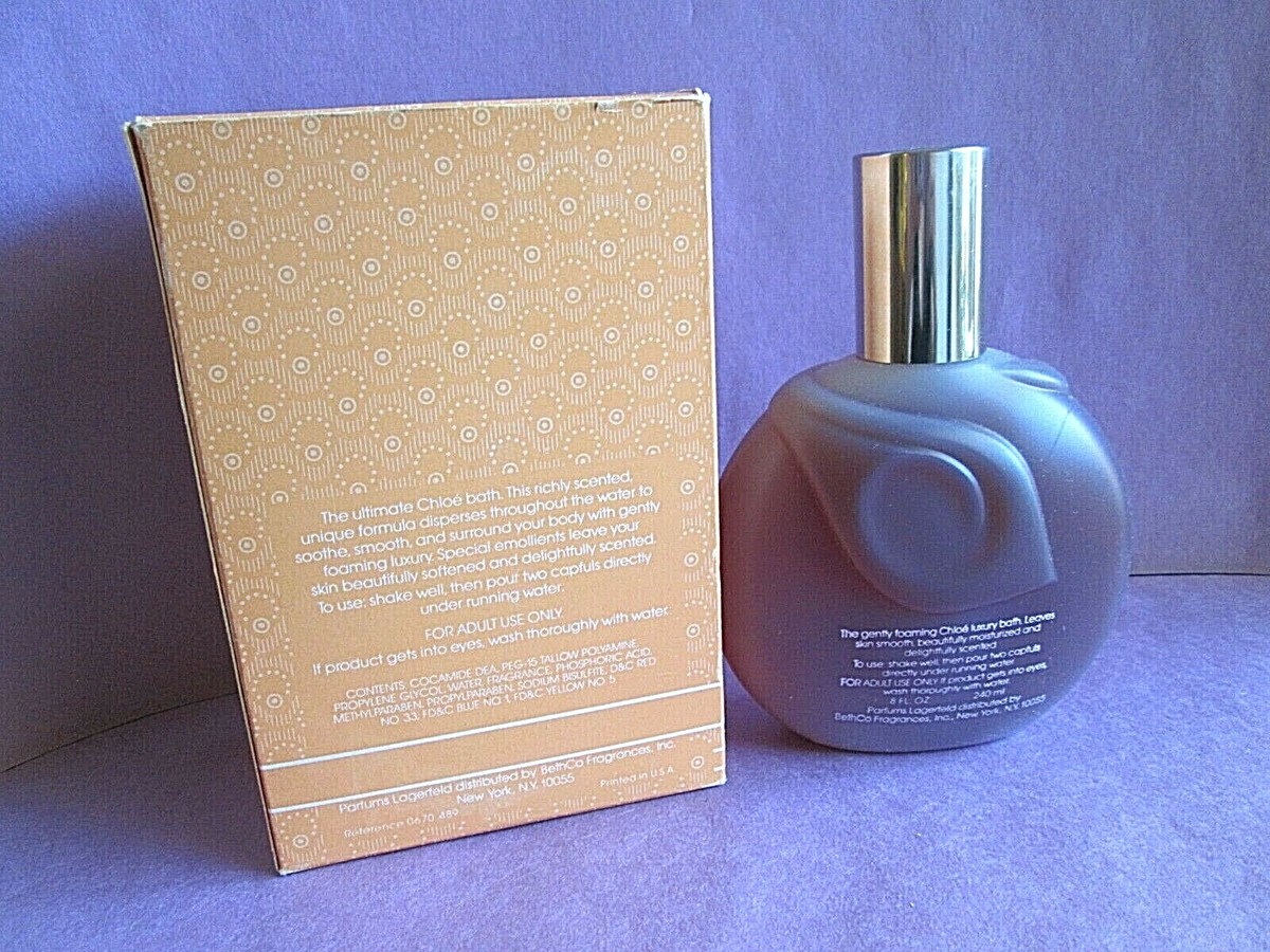 397. クロエ lagerfeld ラガーフェルド　香水　240ml Chloe Vintage Foaming Perfume Oil for the Bath 8 oz 240 ml
