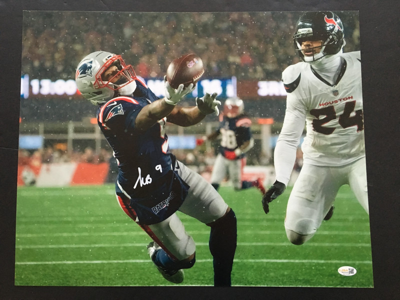 KAYSHON BOUTTE AUTOGRAPHED 16X20 THE CATCH VS HOUSTON 1ST POSTSEASON TD JSA