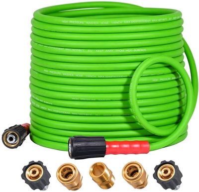 #ad YAMATIC Super Flexible Pressure Washer Hose 50FT for Power Washer Replacement K $51.52