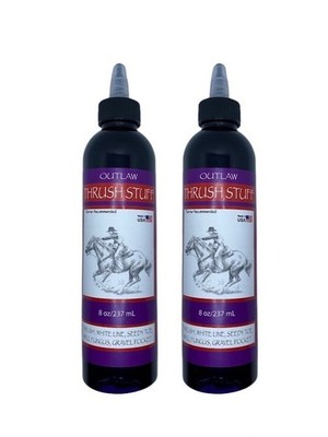 NEW Outlaw Thrush Stuff Treatment for Horses 2 Pack Abscess Treatment ￼