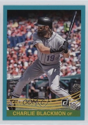 2018 Panini Donruss Retro 1984 Teal Border /199 Charlie Blackmon #235 0q3