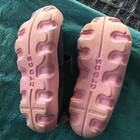 Crocs Duet Busy Day Shoes Kid Pink Navy Slip On Mary Jane 15353 Girls Sz 8 — photo 3