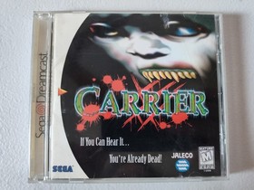 Carrier (Sega Dreamcast, 2000) Complete with Registration Card - Tested