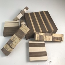 Wood Scraps For Arts And Crafts Project Supplies Maple Oak Walnut Lot 106