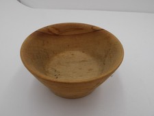 Vintage Hand Turned Wood Bowl Stamped "AG" Lot H