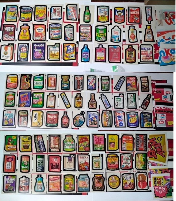 Original Topps 1972 Wacky Packages 3 COMPLETE SERIES #1, 2 & 4 +  all Puzzles