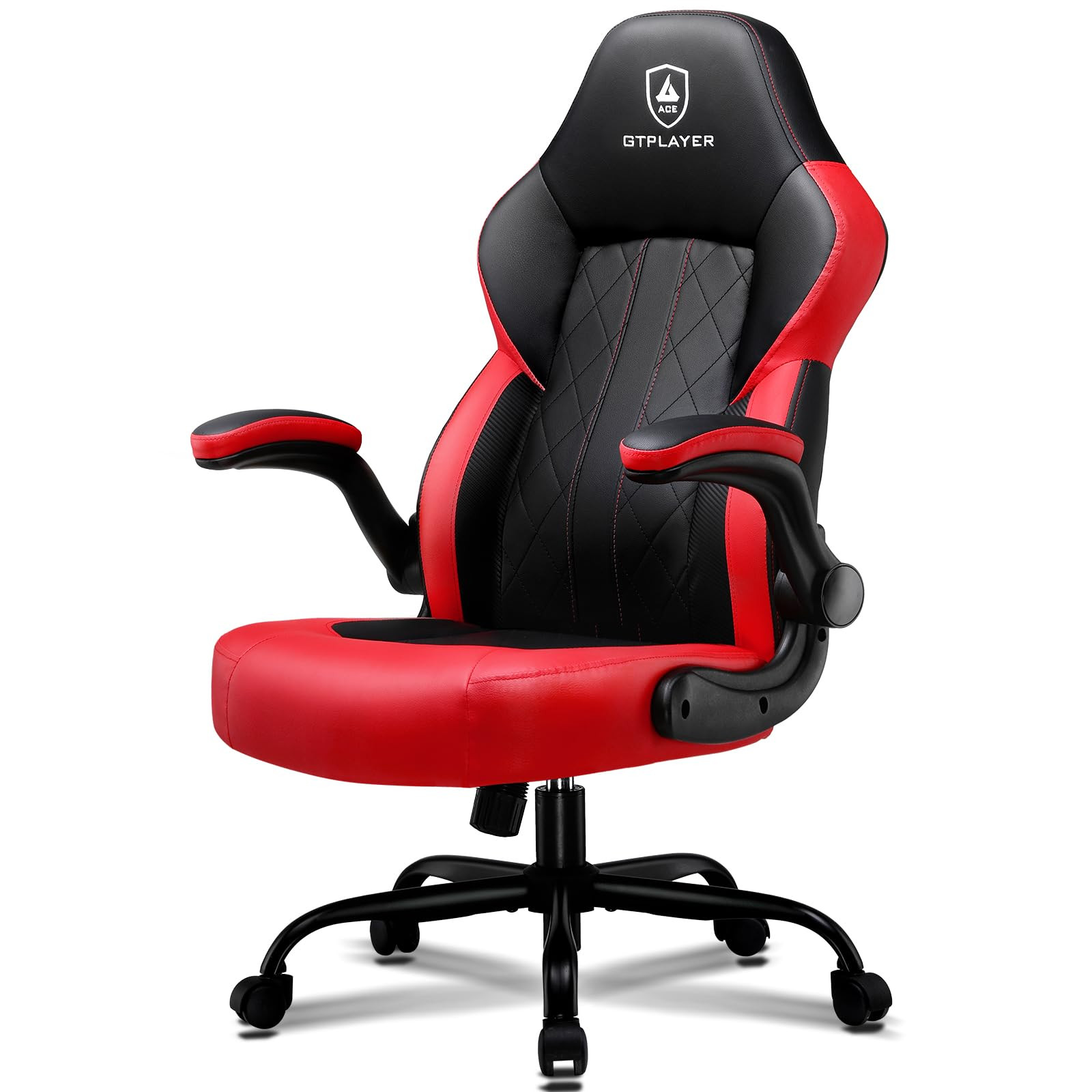 Video Gaming Chair, Ergonomic Gaming Chair with Flip-Up Armrests, Comfortable...