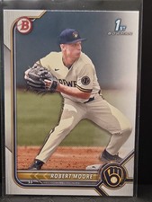 2022 Bowman Draft #BD-131 Robert Moore Milwaukee Brewers