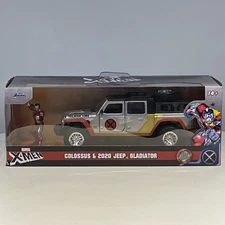 NEW X-Men Colossus and Rubicon Jeep Gladiator Die-Cast Jada