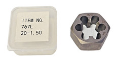 A1 M20 X 1.5 20MM LEFT HAND x 1.4 Hex Rethrea...