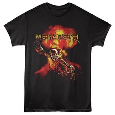 MEGADETH Music T-Shirt NUCLEAR Metal Band New Officially Licensed Black Cotton