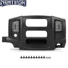Fit For 2002-2005 Dodge Ram Center Radio Dash Bezel Trim Panel W Storage Black