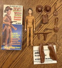 Marx Johnny West Vintage Movable Cowboy Jamie West in First Edition Box
