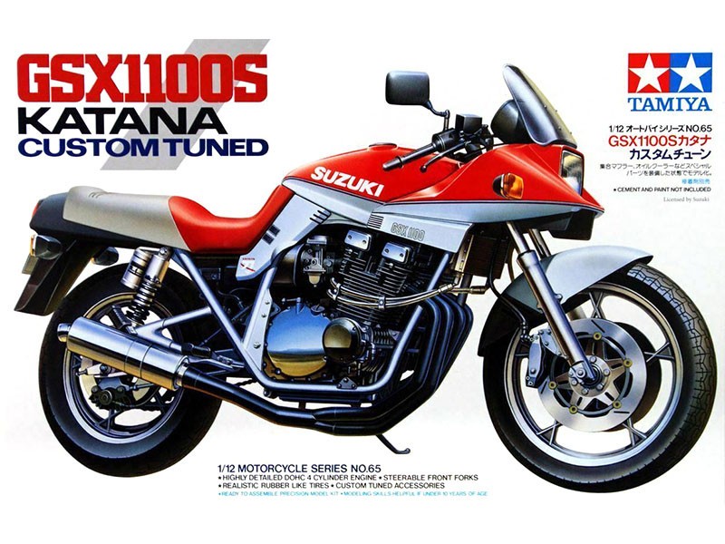 Suzuki GSX1100S Katana Tamiya 1/12 maquette de précision pour collectionneur
