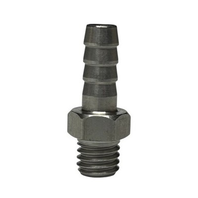 M8X1.25 Male Thread To 6mm 1/4  Hose Barb Stainless Steel Fitting Adapter