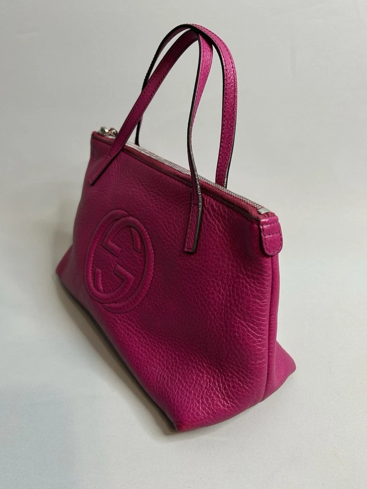 Gucci Children Soho Tote Mini Bag GG Interlocking Rose - Image 2 of 4
