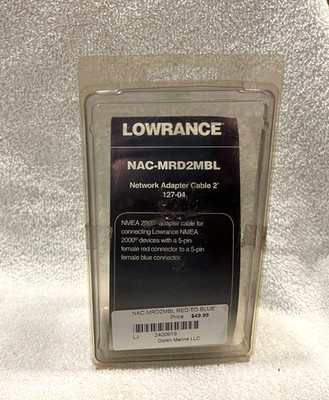 Lowrance NAC-MRD2MBL Network Adapter Cable 2' 127-04