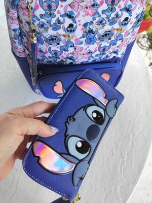 Stitch purse Backpack with matching wallet / phone case Stitch ∙ Back to School • Backpack • Bags and Gifts  main image 4