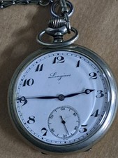  LONGINES OROLOGIO DA TASCA  CON CATENINA ORIGINALE