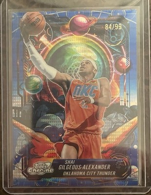 2025 Topps Cosmic Chrome Propulsion Shai Gilgeous-Alexander #PRP-1 Blue Moon /99