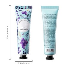 Set Of 5 Hand Cream For Winter Dry Cracked Hand Grape Scented Easy To Absorb