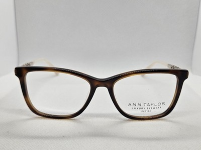 Ann Taylor ATP034 034 Eyeglasses 01 Tortoise White Jewels Eyeglasses 49-15-130