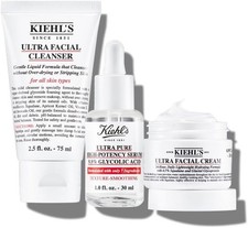 Kiehl's Smooth It Up Set, Ultra Facial Cleanser 75ml, Ultra Pure High-Potency