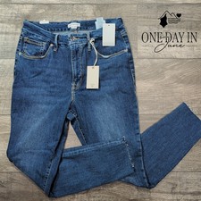 Good American Good Legs Crop Jeans Blue High Rise NWT Size 14 32 