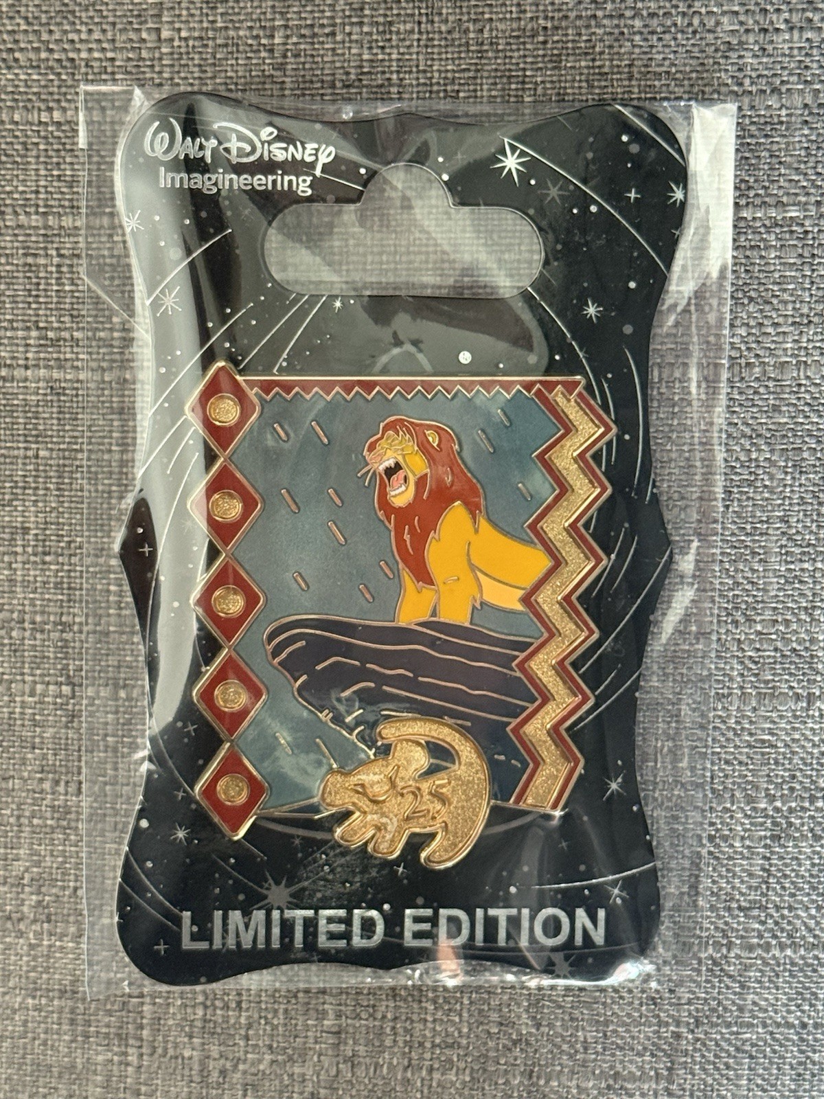 Disney WDI MOG D23 Simba Pride Rock 25th Anniversary Pin LE 250