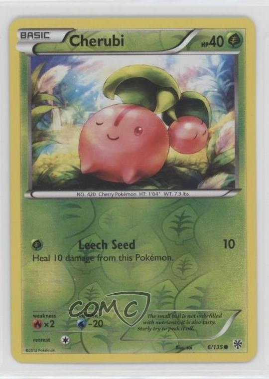 Cherubi Reverse Foil Pokémon Black & White Plasma Storm #6