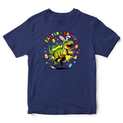 Personalisiertes T-Shirt Dinosaurier Ostern T Rex Dino individueller Name Kinder