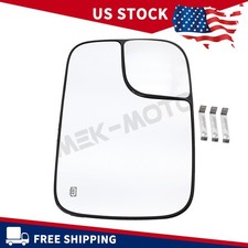 Driver Side Heated Towing Mirror Glass Fit 2005-2009 Dodge RAM 1500 2500 3500