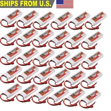 7.4V 2200mAh 35C 2S LiPo Battery Deans T Plug For RC Car Boat Helicopter Drone