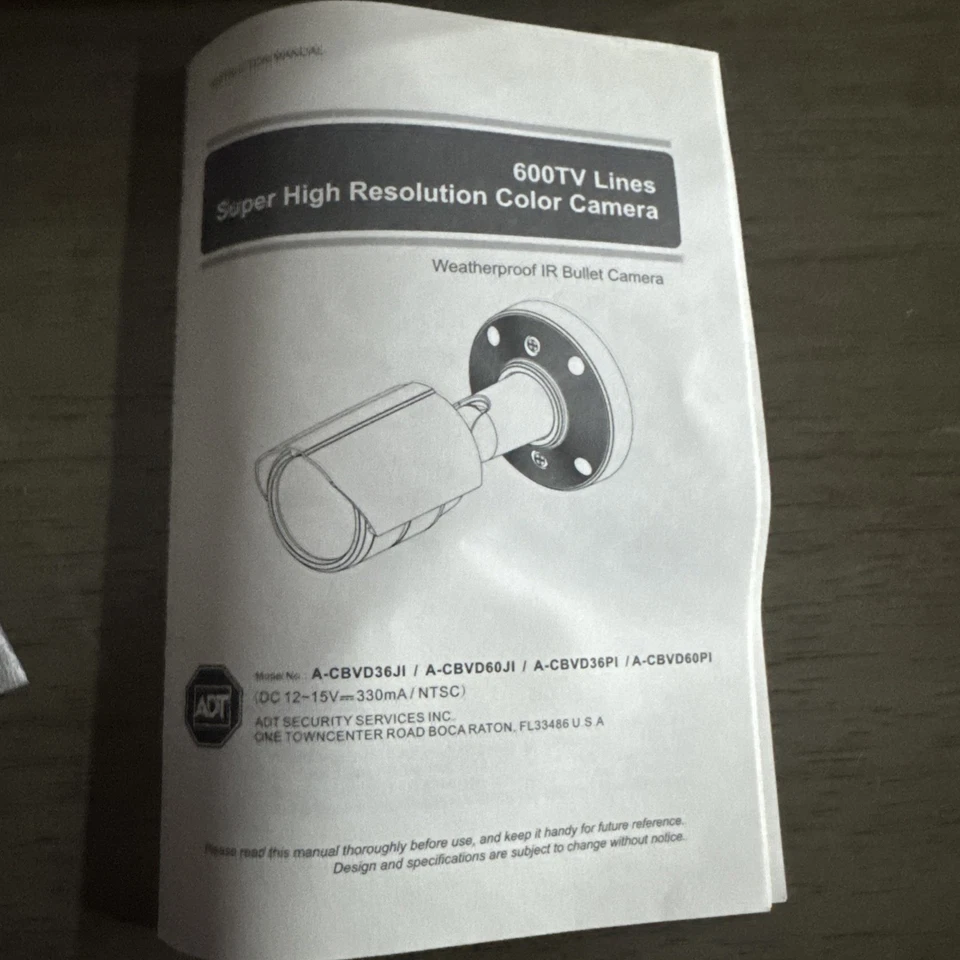 ADT professional cctv digital camera A-CBVD36PI - Image 4 of 4