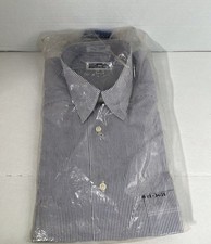 Men  s Claiborne Striped NWT Size 16 32/33 Dress Shirt Long Sleeve